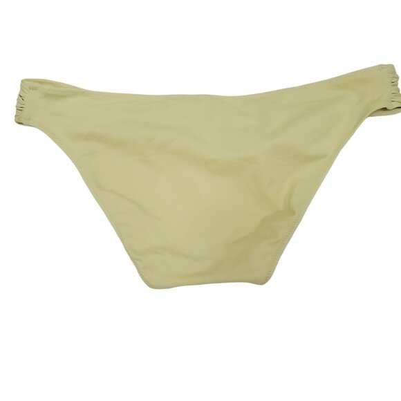 Victoria's Secret Women's Retro Pale Lime Ruched Bikini Swim Bottoms 2013 Size L - Picture 6 of 6